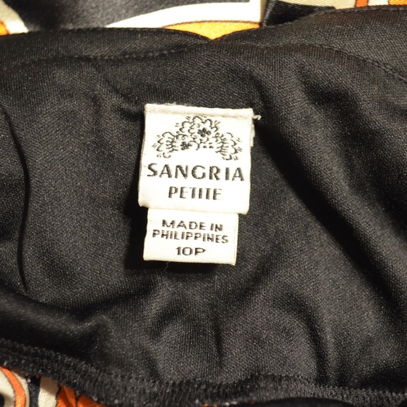 KNEE DRESS SIZE 10P Signature by Sangria B02 - Picture 6 of 6